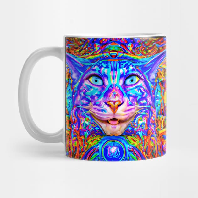 Kosmic Kitty (6) - Trippy Psychedelic Cat by TheThirdEye